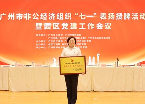 标杆引领，荣誉升级！集团党支部荣膺广州市非公有造经济组织“双强六好”标
